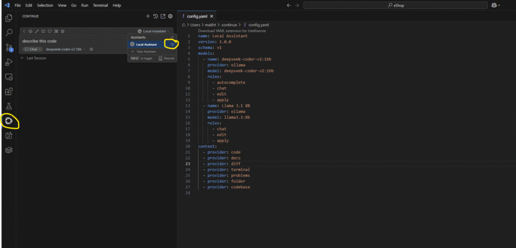 Configure-Continue